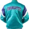 Buy Now Charlotte Hornets Eastern Aqua Blue Varsity Jacket For Men And Women