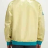 Buy Now Charlotte Hornets Lightweight Gold Varsity Jacket For Men And Women