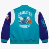 Buy Now Charlotte Hornets Team Origins Teal Blue Varsity Jacket For Men And Women