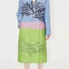 Buy Now Chelsea Hamilton TV Series Beyond The Gates 2025 RhonniRose Mantilla Colorblock Tree Print Coat For Unisex