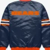Buy Now Chicago Bears Button Down Navy Blue Varsity Jacket For Men And Women