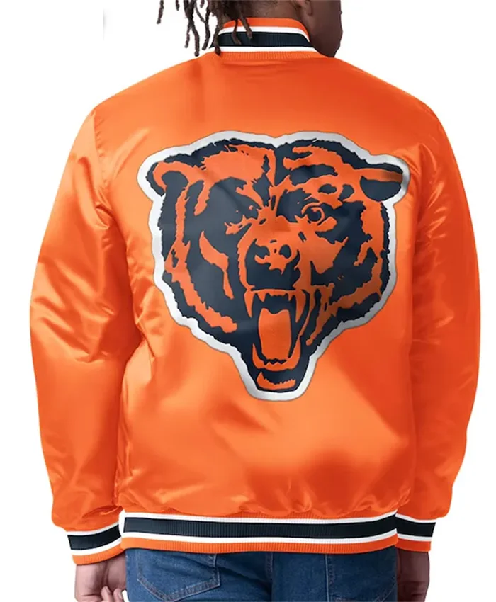 Buy Now Chicago Bears Closer Orange Letterman Varsity Jacket For Men And Women