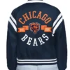 Buy Now Chicago Bears Printed Logo Navy Blue Varsity Jacket For Men And Women