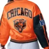 Buy Now Chicago Bears Zone Blitz Black And Orange Varsity Jacket For Unisex