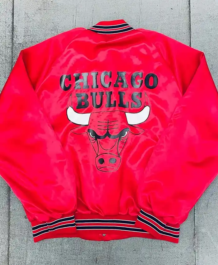 Buy Now Chicago Bulls 1990s Locker Line Red Letterman Varsity Jacket For Men And Women