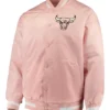 Buy Now Chicago Bulls Baby Pink Varsity Jacket For Men And Women