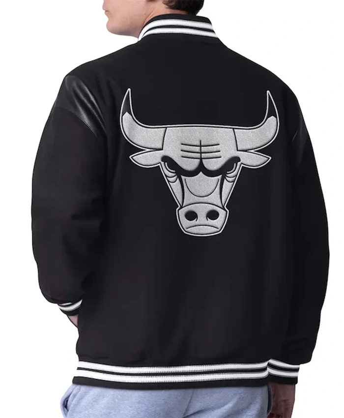 Buy Now Chicago Bulls Clutch Hitter Black Varsity Jacket For Men And Women