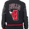 Buy Now Chicago Bulls Mashup 6X Black Varsity Jacket For Men And Women