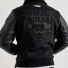 Buy Now Chicago Bulls Patches Black Letterman Varsity Jacket For Men And Women