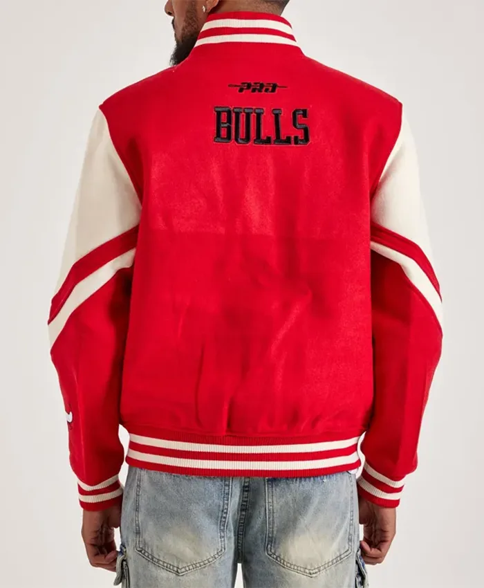 Buy Now Chicago Bulls Red And White Letterman Varsity Jacket For Men And Women