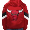 Buy Now Chicago Bulls Red Force Play Hooded Half Zip Jacket For Men And Women