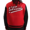 Buy Now Chicago Bulls Script Full Zip Red And Black Letterman Varsity Jacket For Unisex