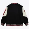Buy Now Chicago Bulls Team History Vintage Logo Black And White Varsity Jacket For Unisex