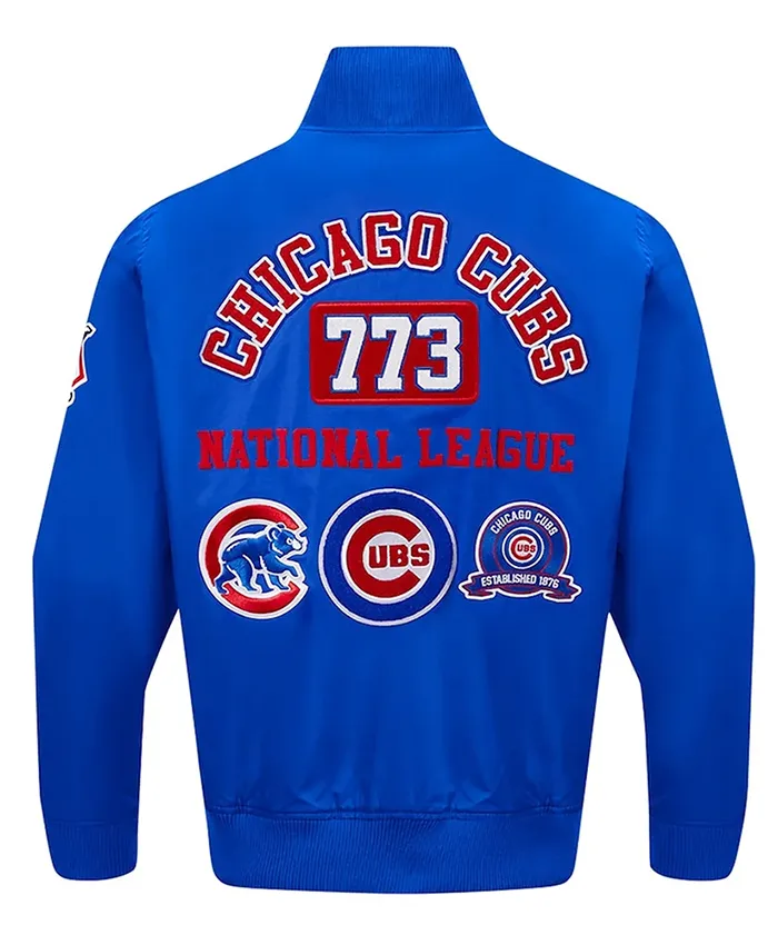 Buy Now Chicago Cubs Area Code Royal Blue Bomber Jacket For Men And Women