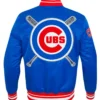 Buy Now Chicago Cubs Mashup Classic Blue Letterman Varsity Jacket For Unisex