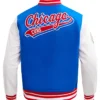 Buy Now Chicago Cubs Script Tail Classic Letterman Varsity Jacket For Men And Women