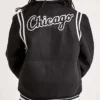 Buy Now Chicago White Sox Comiskey Park Black Letterman Varsity Jacket For Men And Women