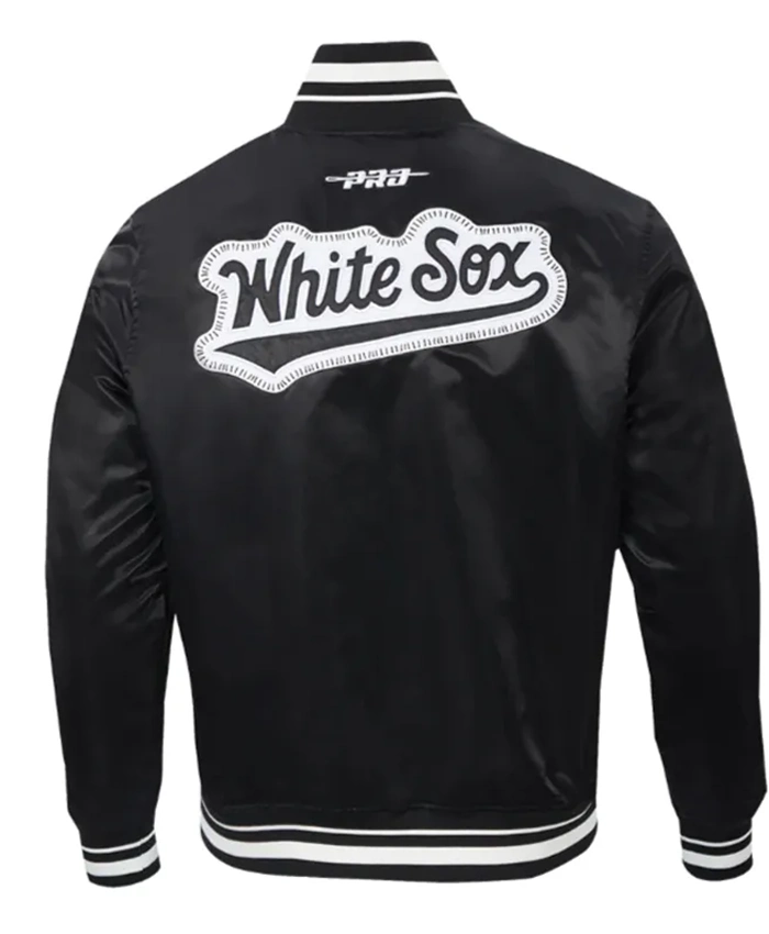 Buy Now Chicago White Sox Diy Pick Stitch Classic Black Varsity Jacket For Unisex
