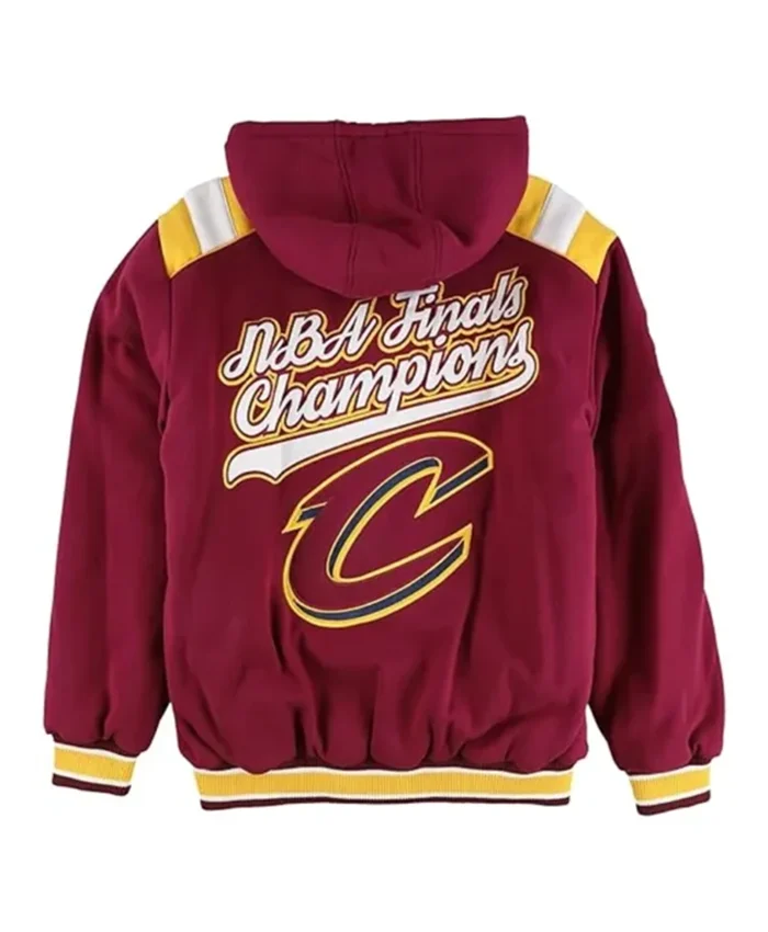 Buy Now Cleveland Cavaliers Sports Bomber Hooded Jacket For Men And Women