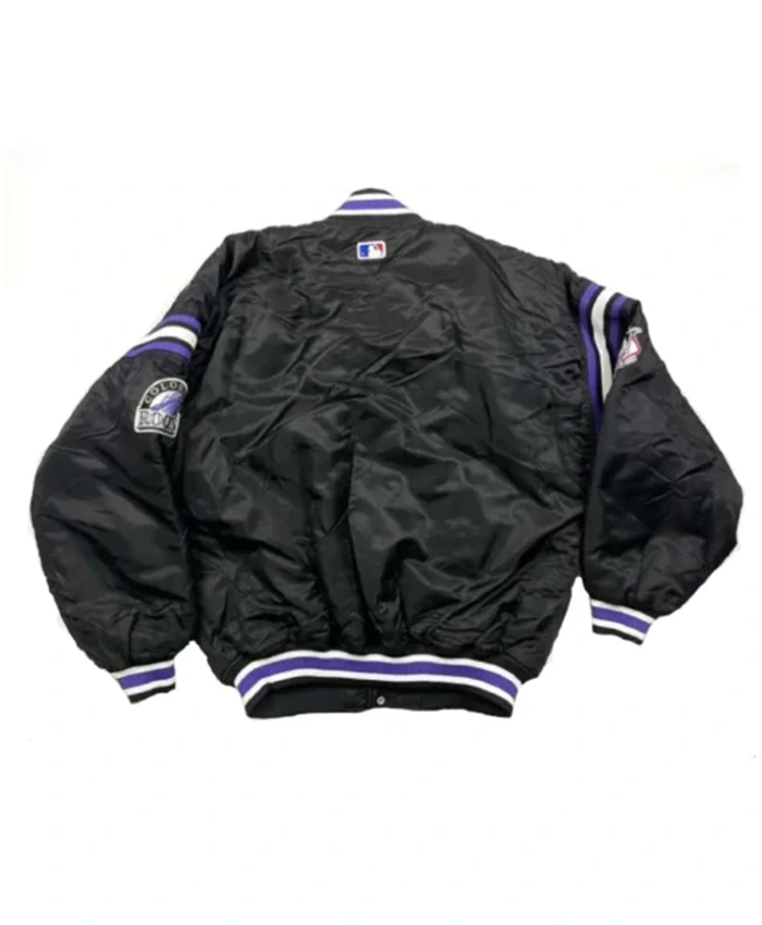 Buy Now Colorado Rockies Diamond Collection Black Varsity Jacket For Unisex