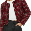 Buy Now Cynthia Shifting Gears Season 01 Brenda Song Plaid Jacket For Unisex