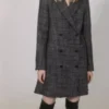 Buy Now Cynthia Watros TV Series General Hospital 2025 Nina Reeves Grey Wool Coat For Unisex