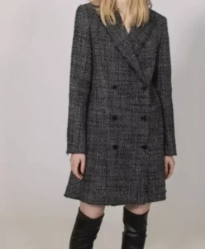 Buy Now Cynthia Watros TV Series General Hospital 2025 Nina Reeves Grey Wool Coat For Unisex