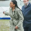 Buy Now DS Jenn Townsend TV Series The Bay Season 05 Marsha Thomason Grey Trench Coat For Unisex