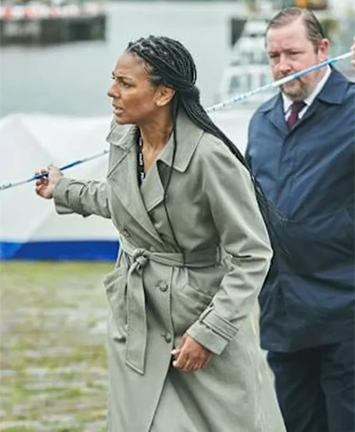 Buy Now DS Jenn Townsend TV Series The Bay Season 05 Marsha Thomason Grey Trench Coat For Unisex