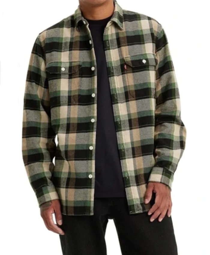 Buy Now Dad TV Series The Role Of A Lifetime Season 01 Nazeem Hussain Cotton Plaid Shacket For Unisex