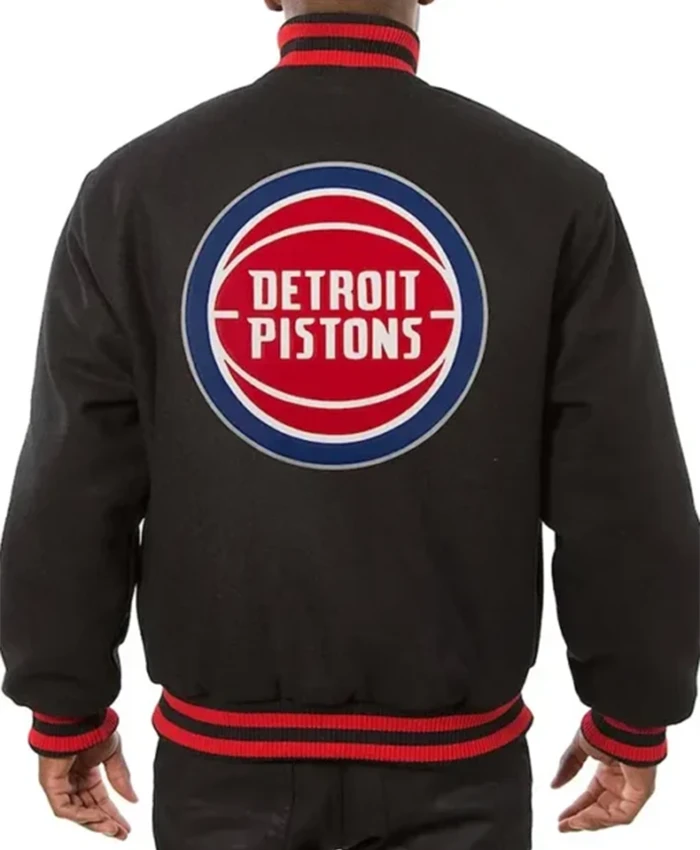 Buy Now Detroit Pistons Black Letterman Varsity Jacket For Men And Women