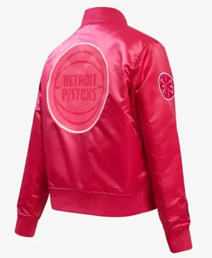 Buy Now Detroit Pistons Triple Pink Varsity Jacket For Men And Women