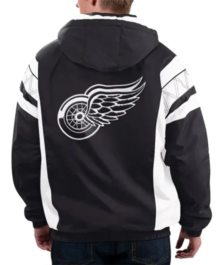 Buy Now Detroit Red Wings Home Team Half Zip Hooded Jacket For Men And Women