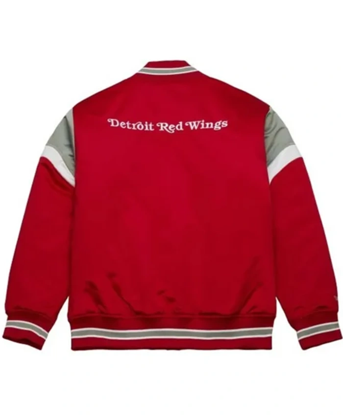 Buy Now Detroit Red Wings Red Heavyweight Varsity Jacket For Men And Women