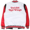 Buy Now Detroit Red Wings White And Red Teddy Varsity Jacket For Men And Women