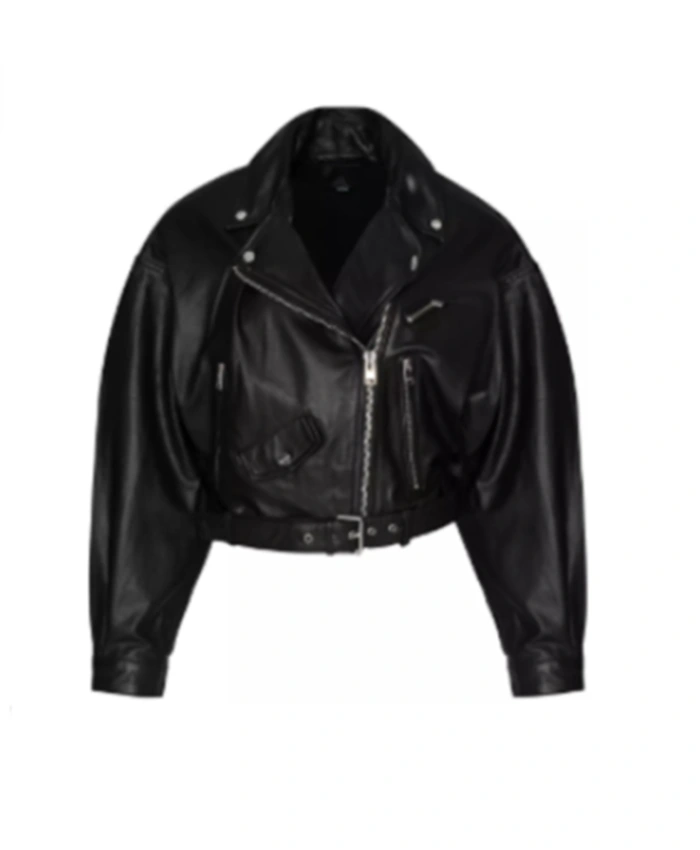 Buy Now Down Home Fab Season 03 Chelsea DeBoer Cropped Leather Jacket For Unisex