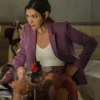 Buy Now Dr. Sasha Lubbock TV Series Watson Season 01 Inga Schlingmann Purple Blazer For Unisex