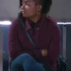 Buy Now Dr. Simone Griffith TV Series Greys Anatomy Season 21 Alexis Floyd Maroon Cotton Jacket For Unisex