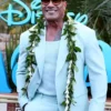 Buy Now Dwayne Johnson Moana 2 World Premiere White Suit For Men And Women