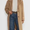 Buy Now Eden McCoy TV Series General Hospital 2025 Josslyn Jacks Beige Coat For Unisex