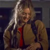 Buy Now Edie Movie Eenie Meanie 2025 Samara Weaving Brown Jacket For Unisex