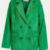 Buy Now Emily In Paris S04 Samuel Arnold Green Corduroy Blazer For Sale