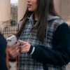 Buy Now Emily In Paris S04 Thalia Besson Checked Bomber Jacket For Sale