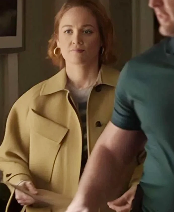 Buy Now Erika Christensen TV Series Will Trent Season 03 Angie Polaski Camel Brown Trench Coat For Unisex