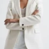 Buy Now Evelyn Jones TV Series Strife Season 02 Asher Keddie White Blazer For Unisex