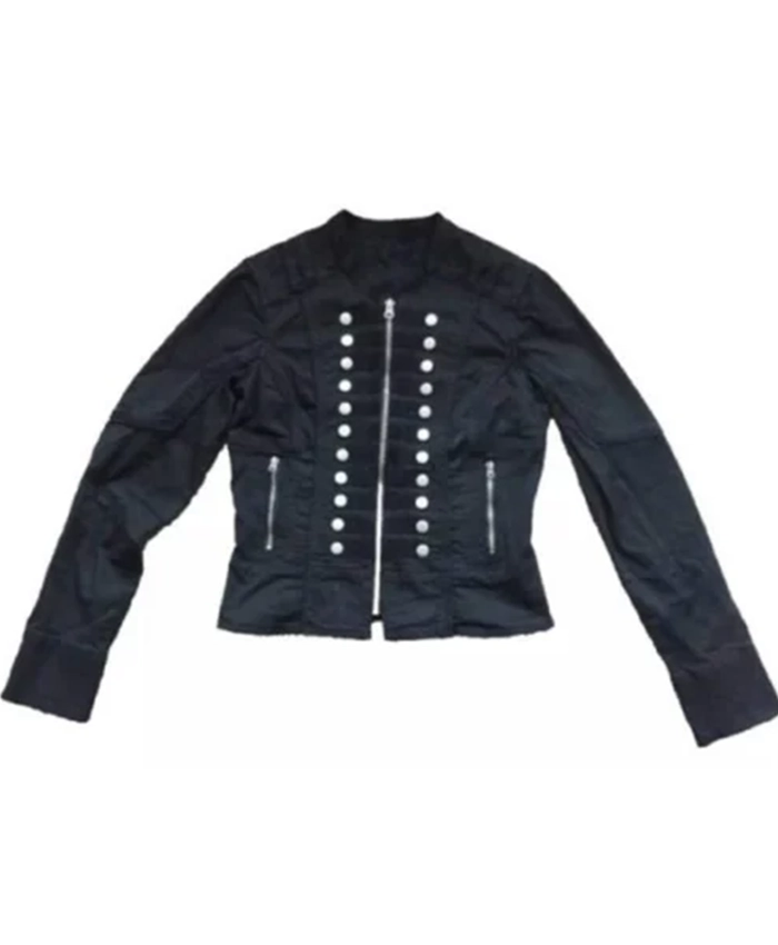 Alternative view of Wednesday S02 Agnes Demille Black Drummer Jacket