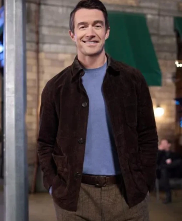 Alternative view of An Unexpected Valentine Robert Buckley Brown Suede Jacket