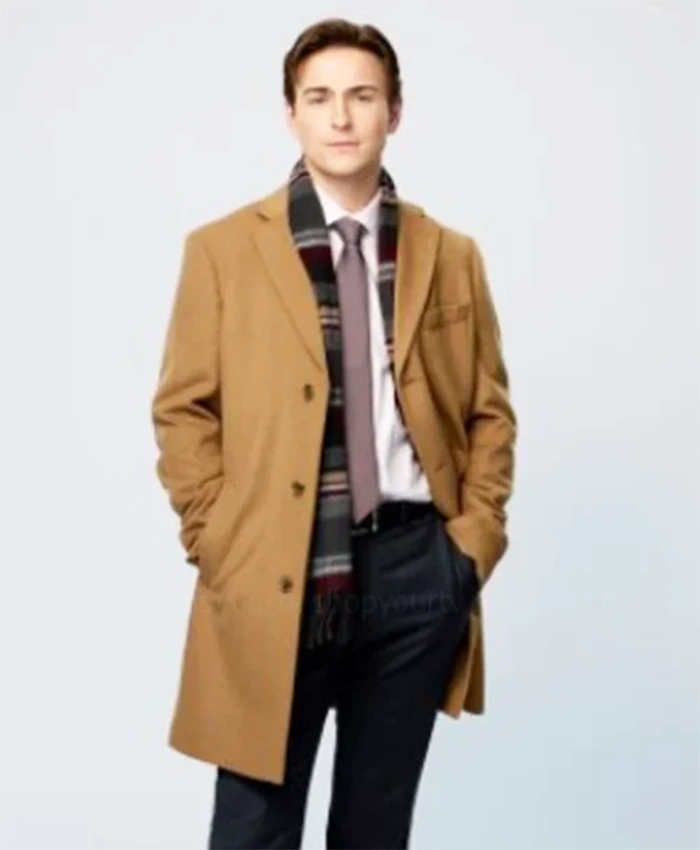 Buy Now Finn TV Series Providence Falls Season 01 Evan Roderick Brown Wool Coat For Unisex