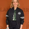 Buy Now French Open 2025 Alysson Paradis Black Varsity Jacket For Unisex