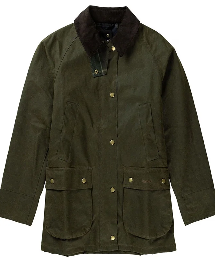 Buy Now From Season 03 Green Waxed Rain Jacket For Men And Women